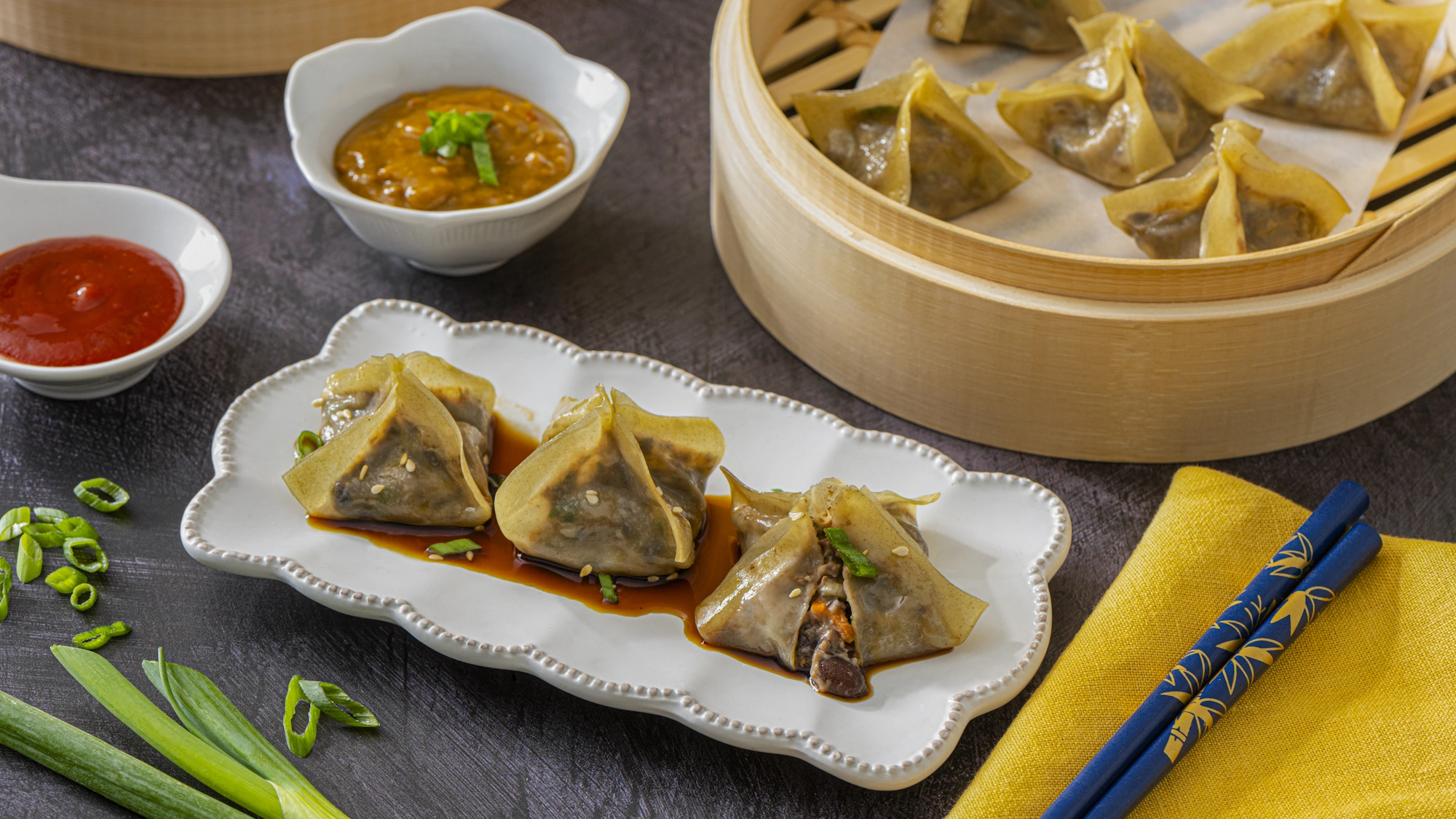 Black Bean Dumplings  