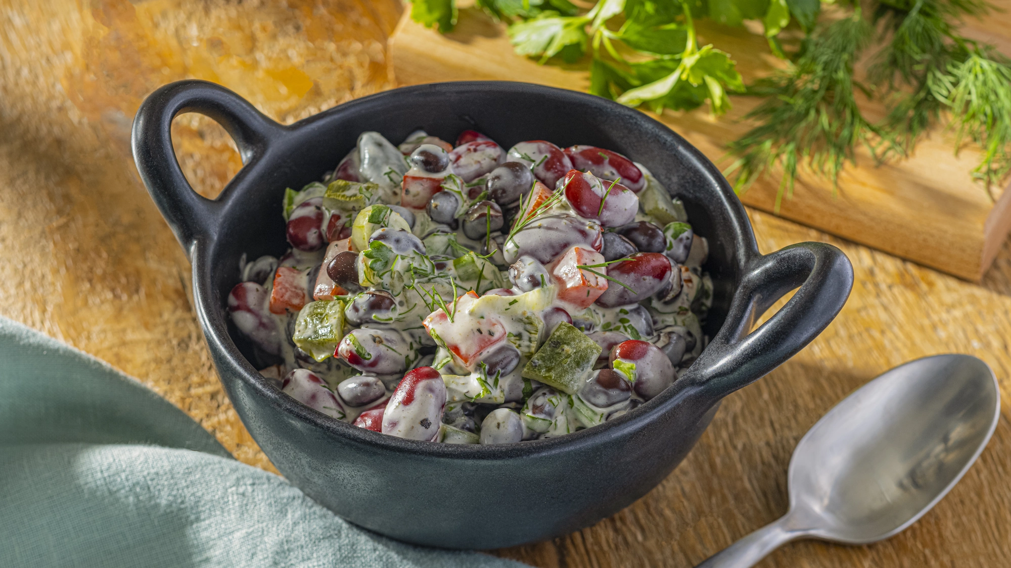 Southwest Poblano Beans