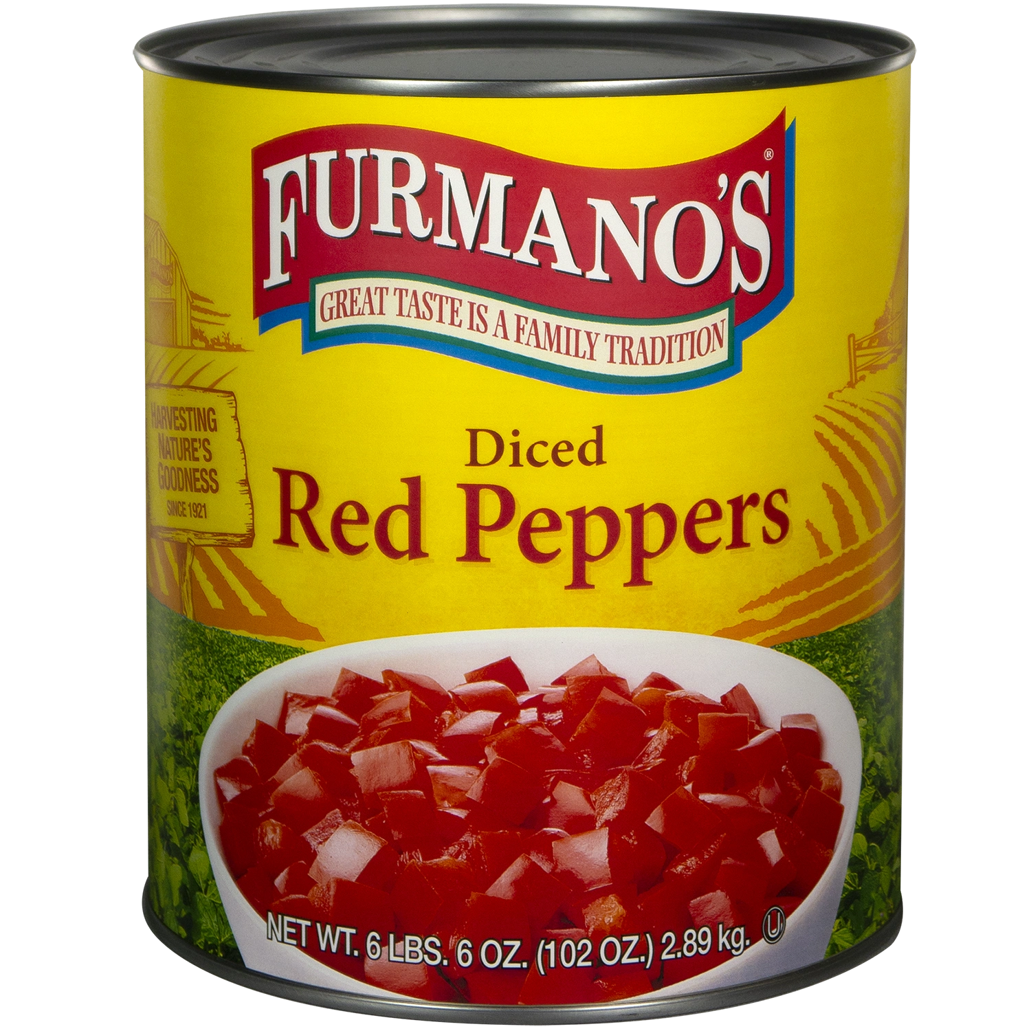 Red Diced Peppers 3/8″