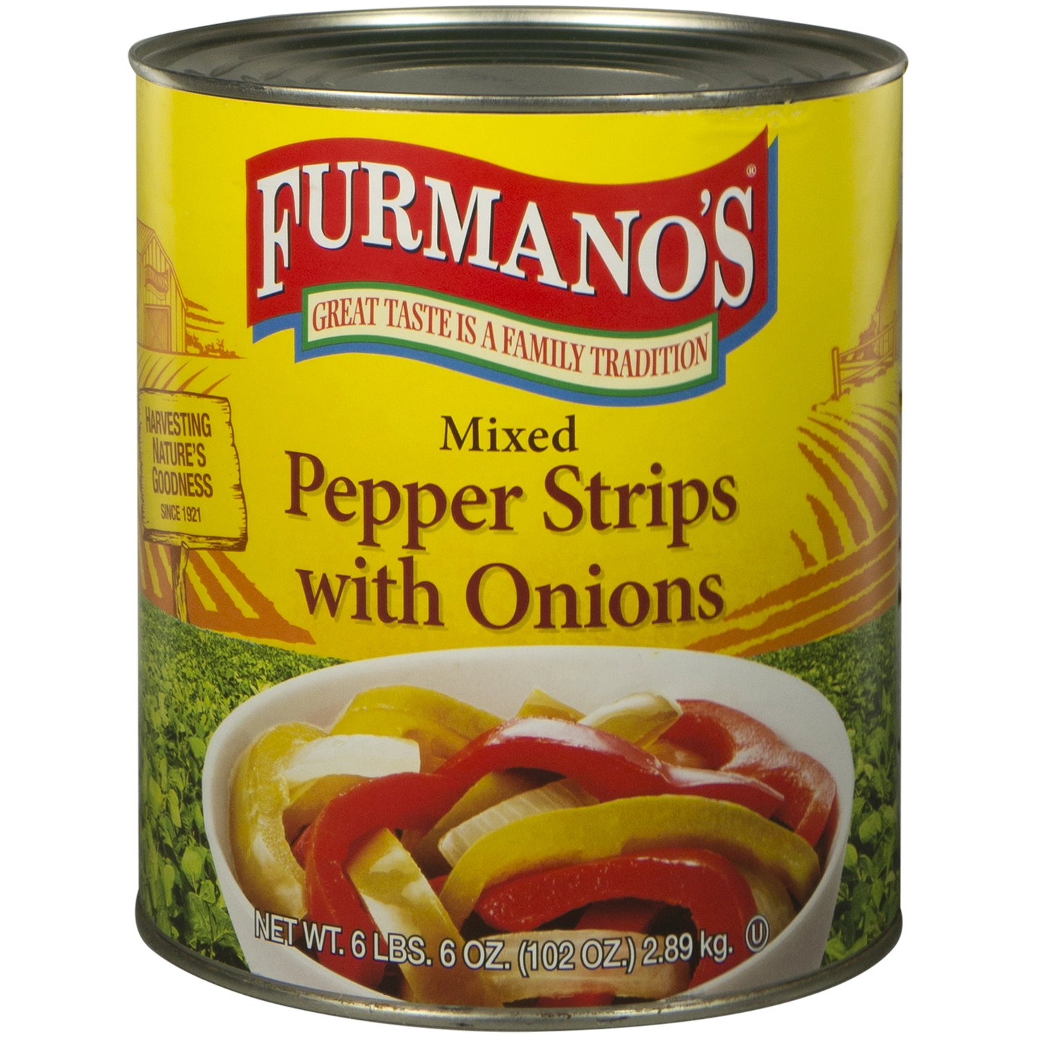 Mixed Pepper Strips & Onions