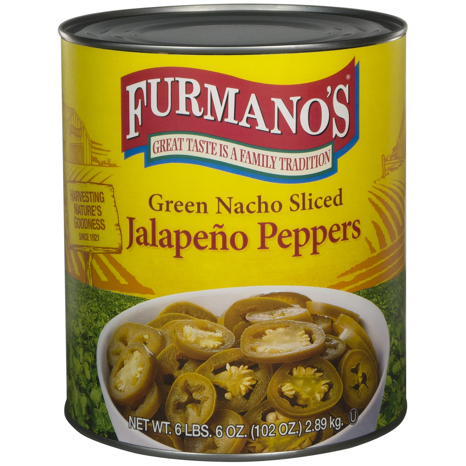 Green Nacho Sliced Jalapeno Peppers