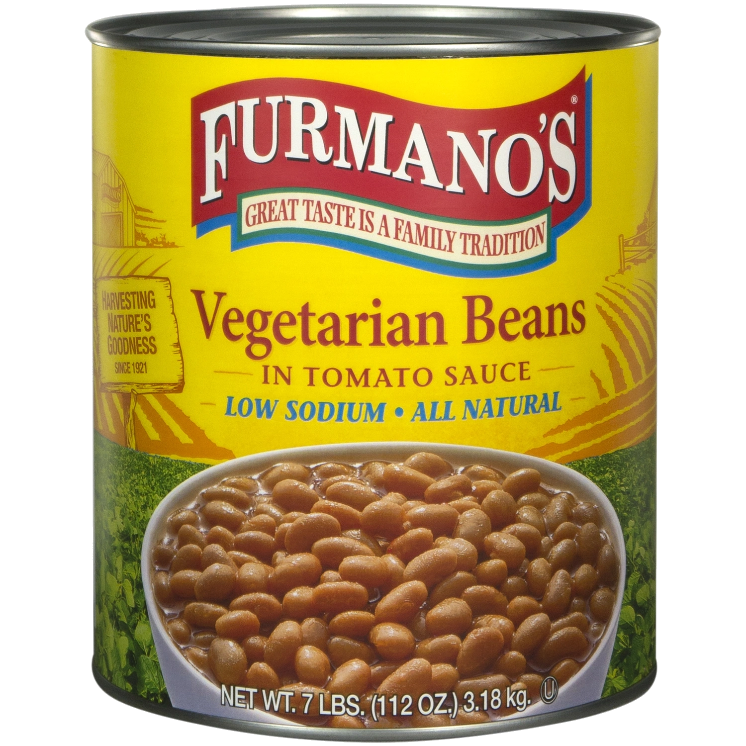 Extra Fancy Vegetarian Beans – Low Sodium All Natural