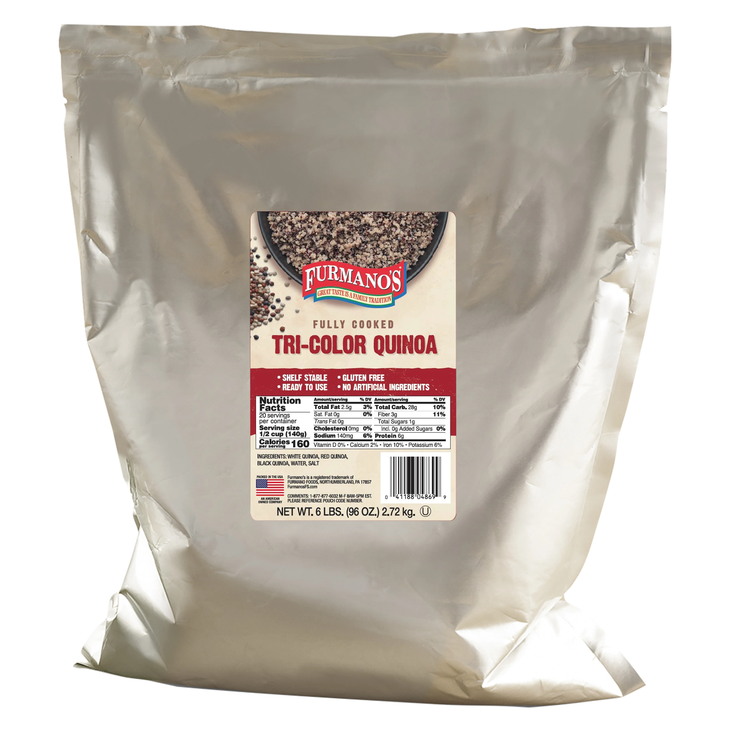 Image for Fully Cooked Tri-Color Quinoa