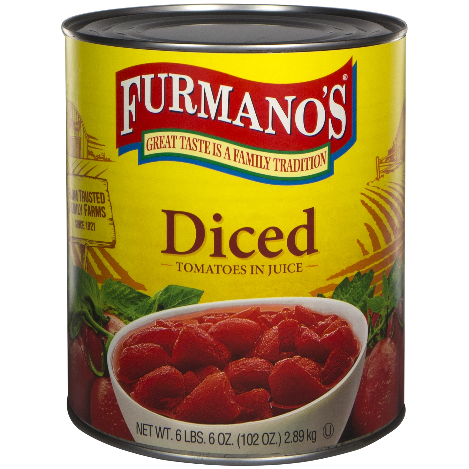 Diced Tomatoes In Juice (1″)