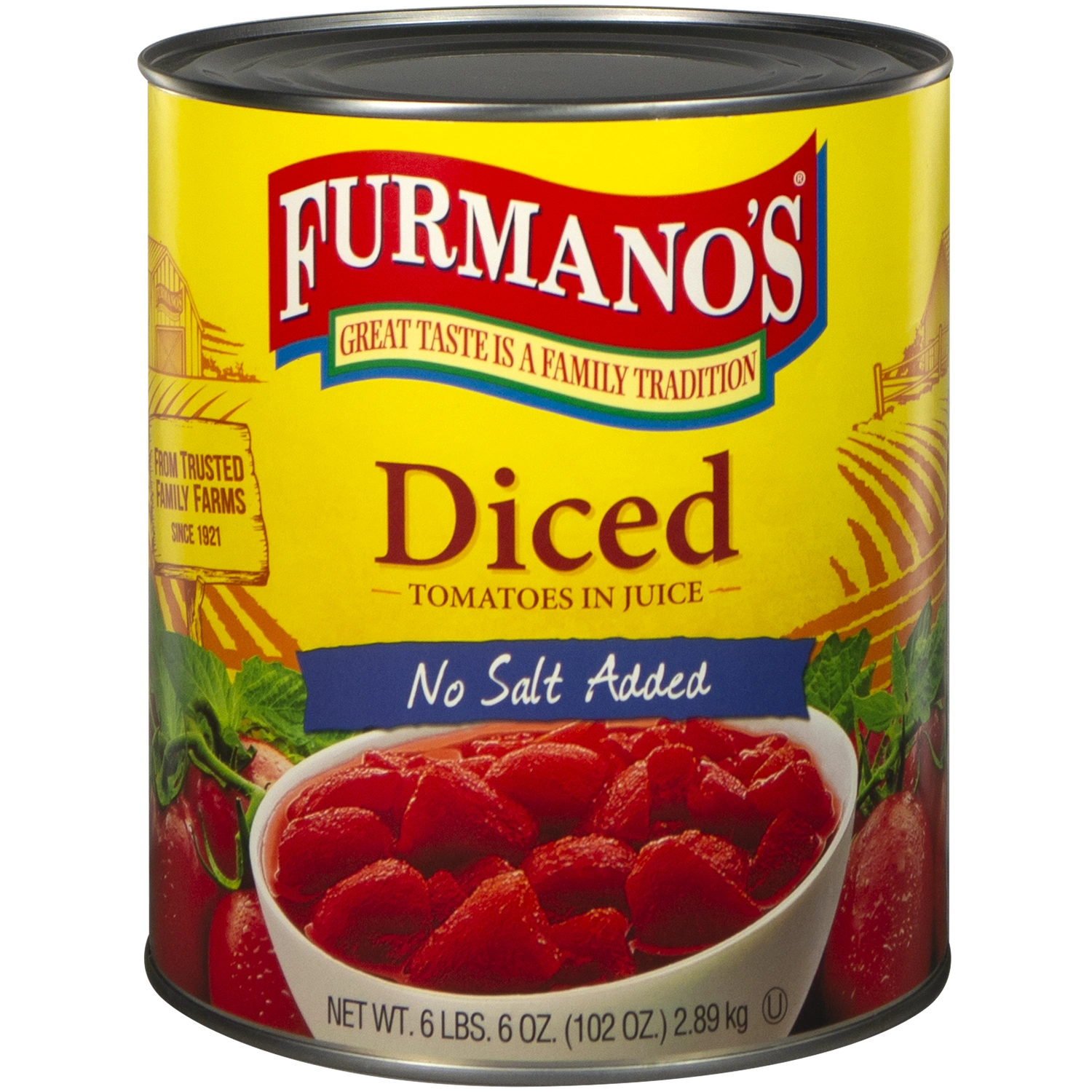 Diced Tomatoes In Juice – No Salt Added