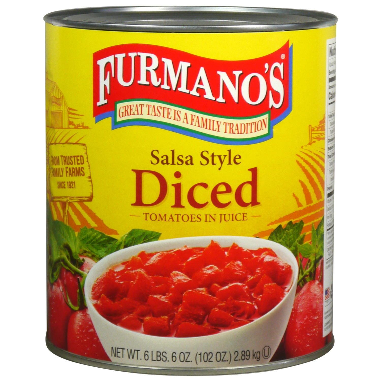 Salsa Style Diced Tomatoes In Juice