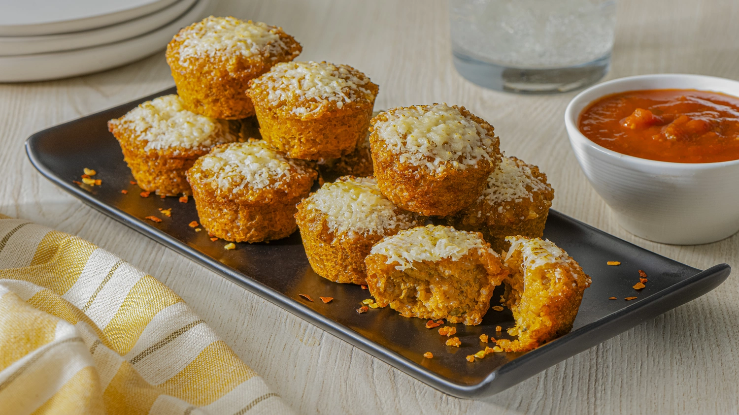 Pepperoni-Flavored Quinoa Pizza Bites