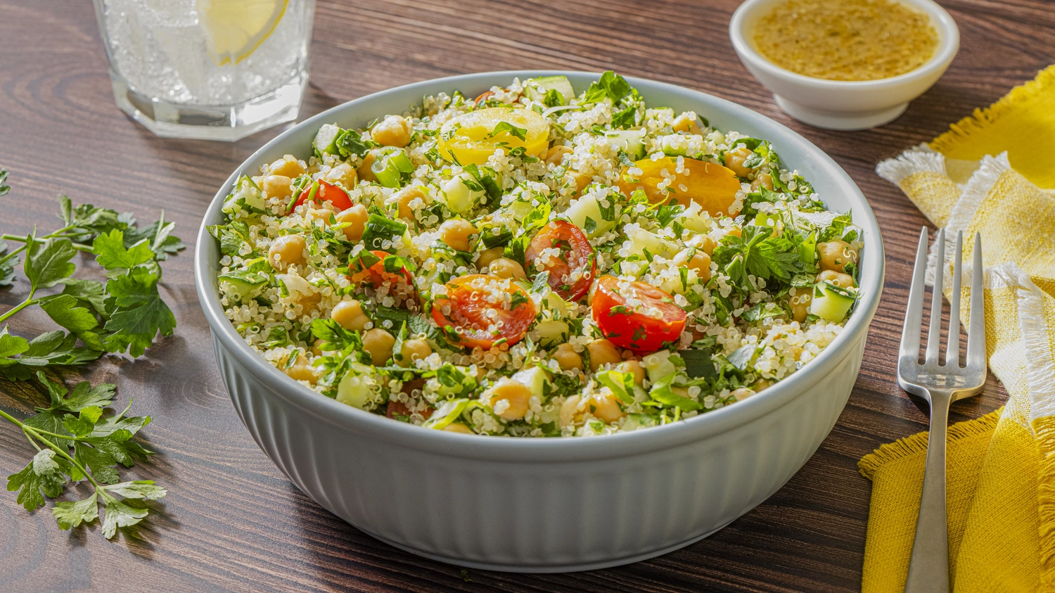 Image for Quinoa Tabbouleh Salad with Chickpeas