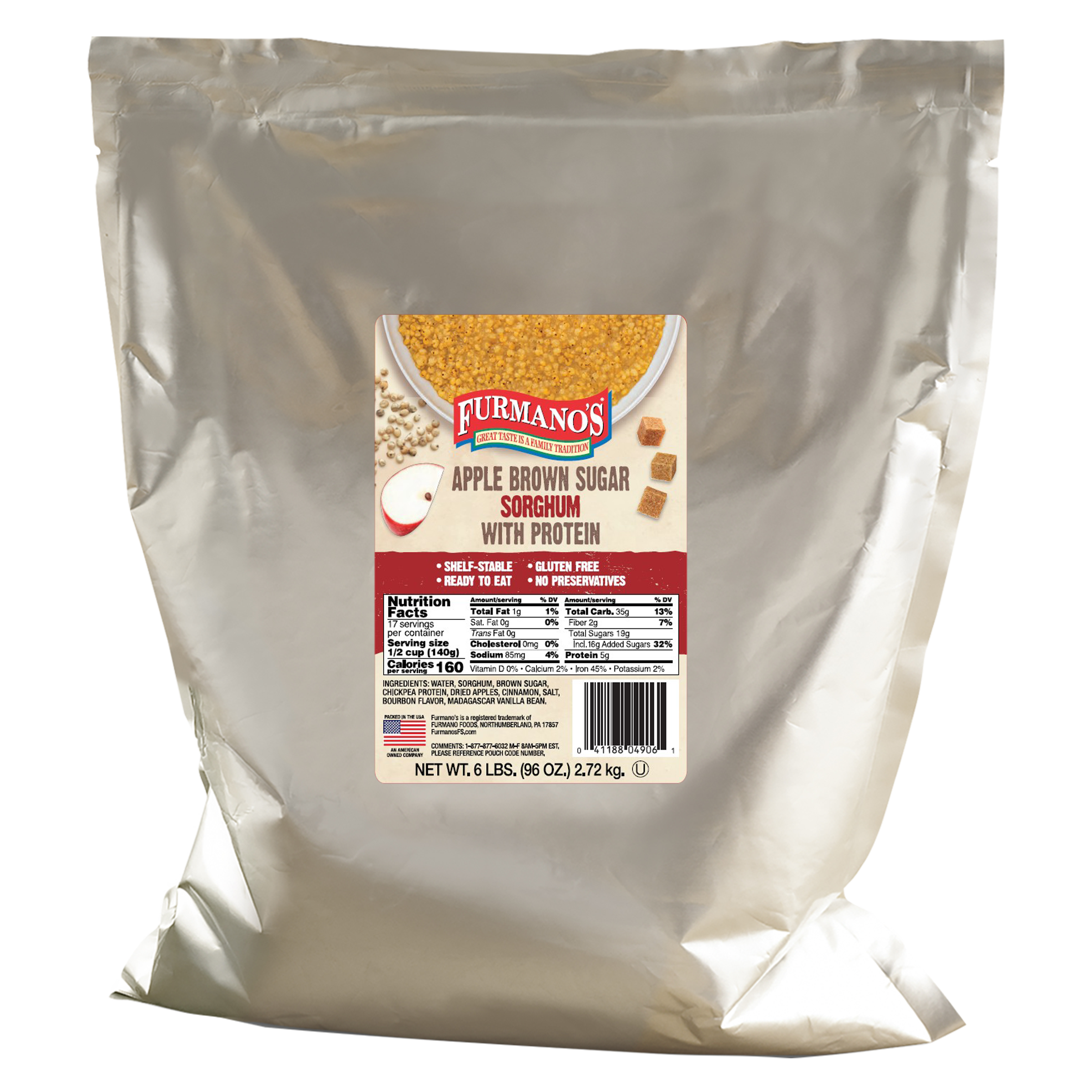 Image for Fully Cooked Apple Brown Sugar Sorghum w/ Protein